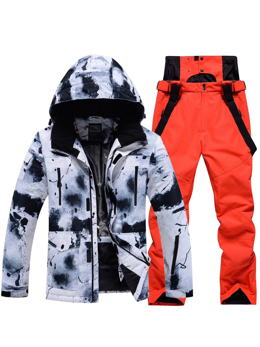 Riuiyele Men Insulated Ski & Snowboard Suits Windproof