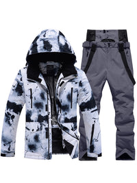 Riuiyele Men Insulated Ski & Snowboard Suits Windproof