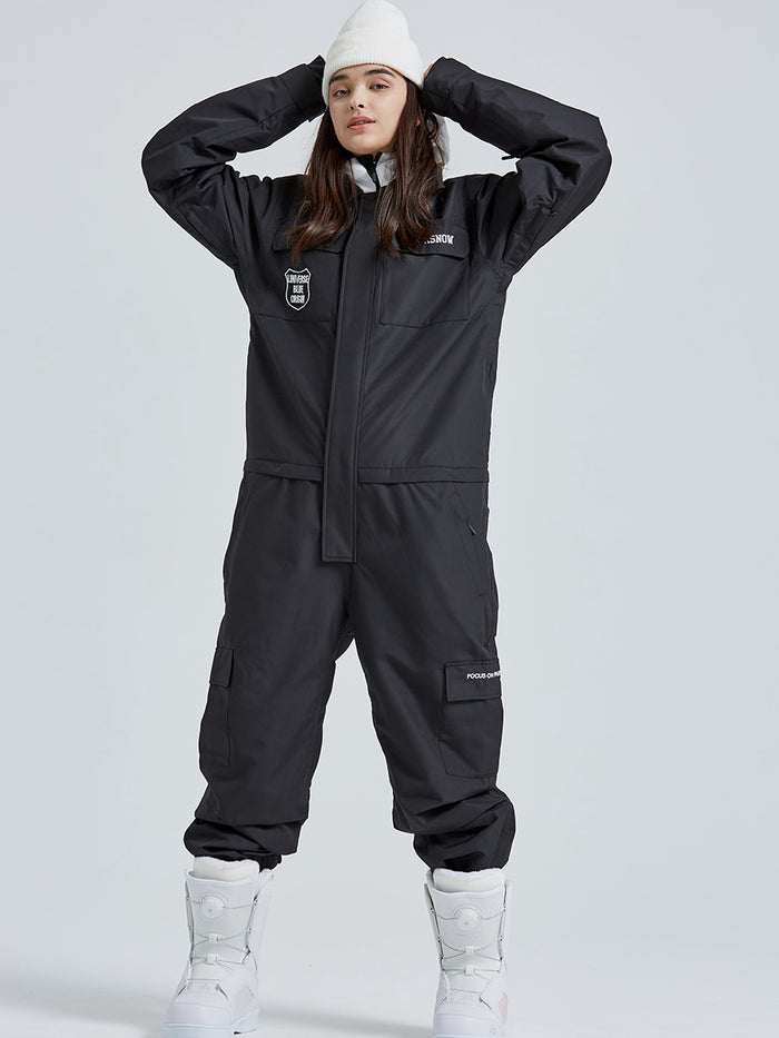 Women's One Piece Winter Waterproof Ski Suits