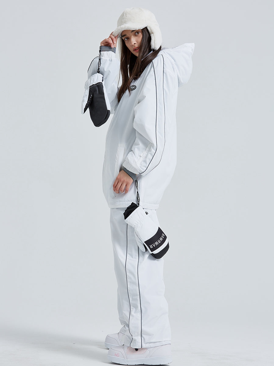 Women Hooded Waterproof Ski Suits