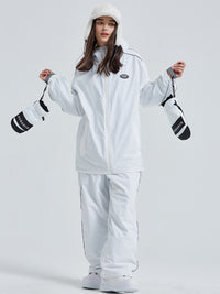 Women Hooded Waterproof Ski Suits