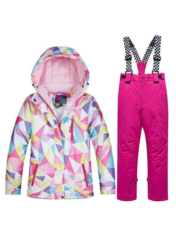 Riuiyele Girl Skiing Snowboarding Insulated Suits Windproof