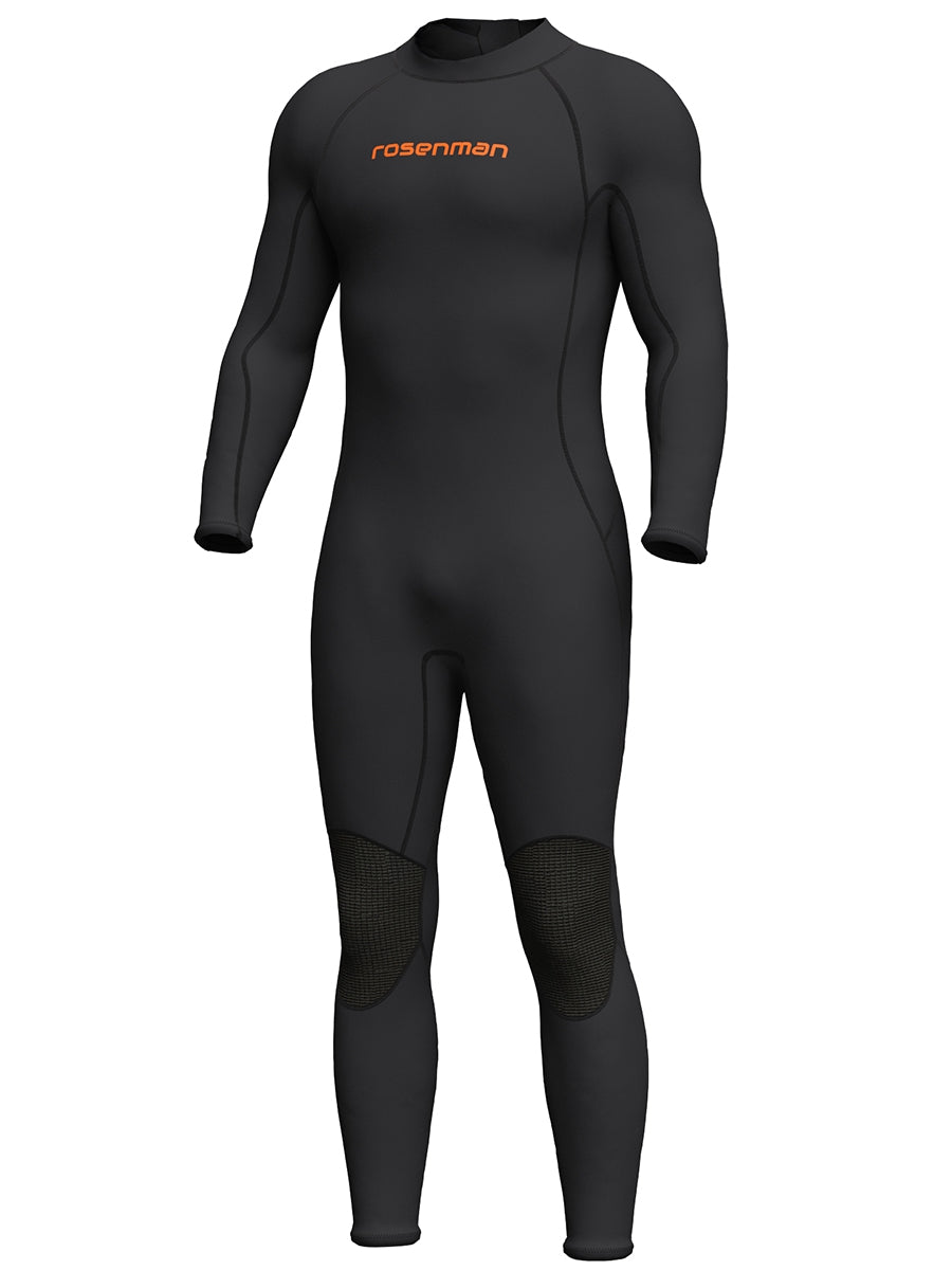 3mm Men's Fullsuit Wetsuit Back Zipper