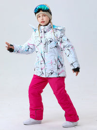 Riuiyele Girl Ski Shell Jackets Windproof