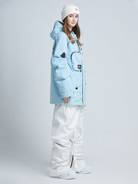 Ski Snowboarding Cargo Jacket from riuiyele