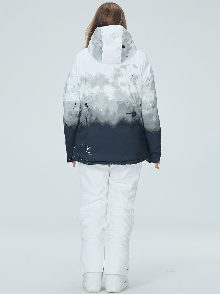 Riuiyele Women Insulated Snow Snowboard Jacket & Bib Pants