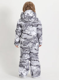 Toddler Hooded One Piece Snowsuits 