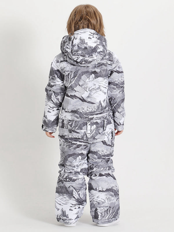 Toddler Hooded One Piece Snowsuits 