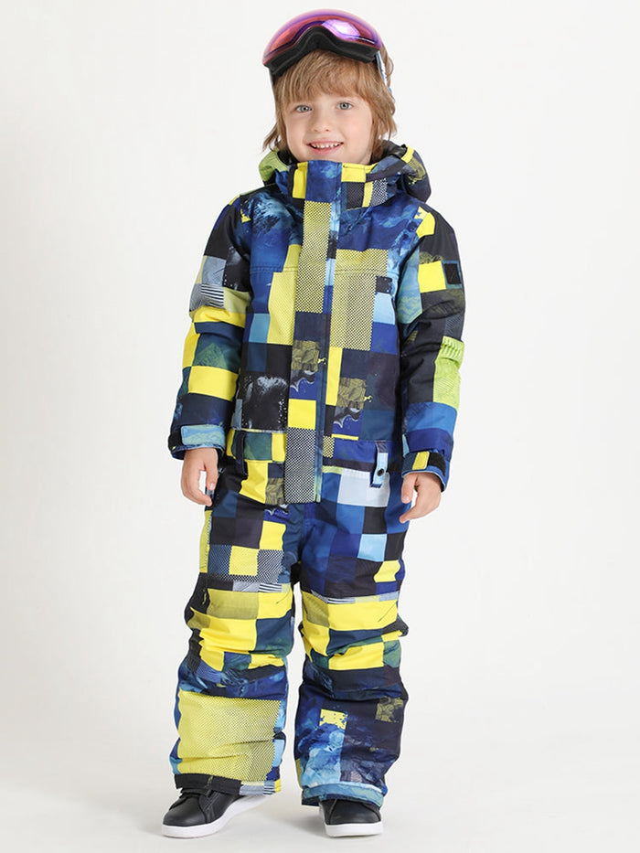 Toddler Hooded One Piece Snowsuits 