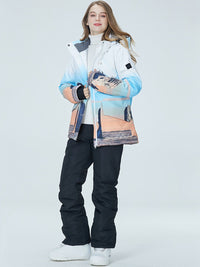 Riuiyele Women Insulated Snow Snowboard Jacket