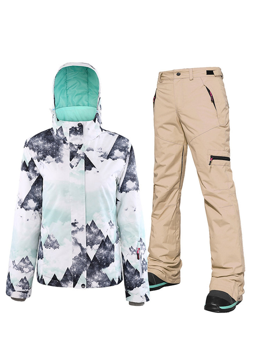  Women's Ski Jacket and Pants Set