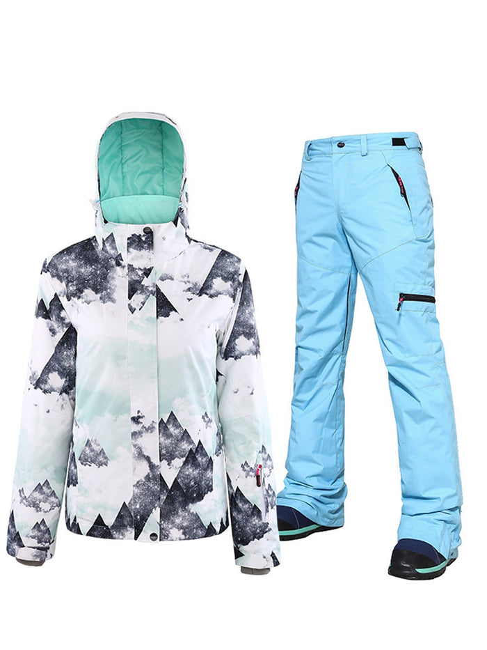  Women's Ski Jacket and Pants Set